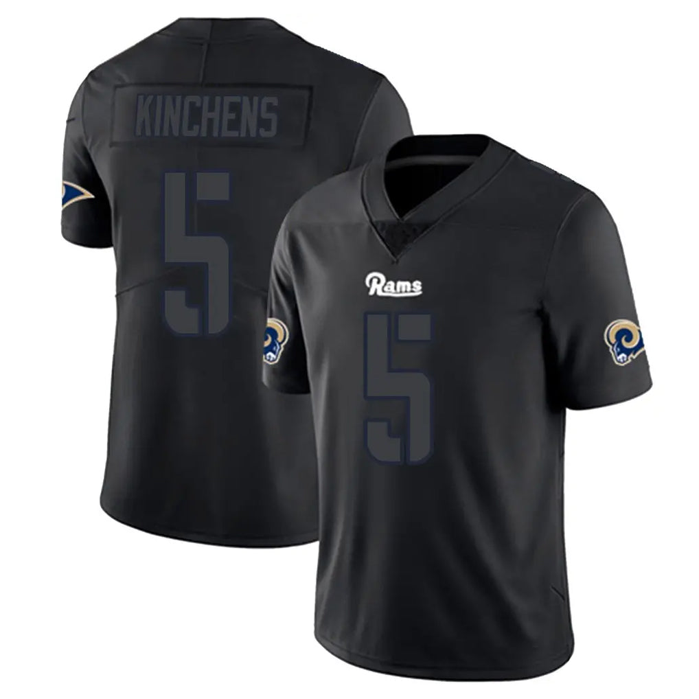 LA.Rams #5 Kamren Kinchens Player Black Impact Limited Home Game Ldoa Stitched Jerseys
