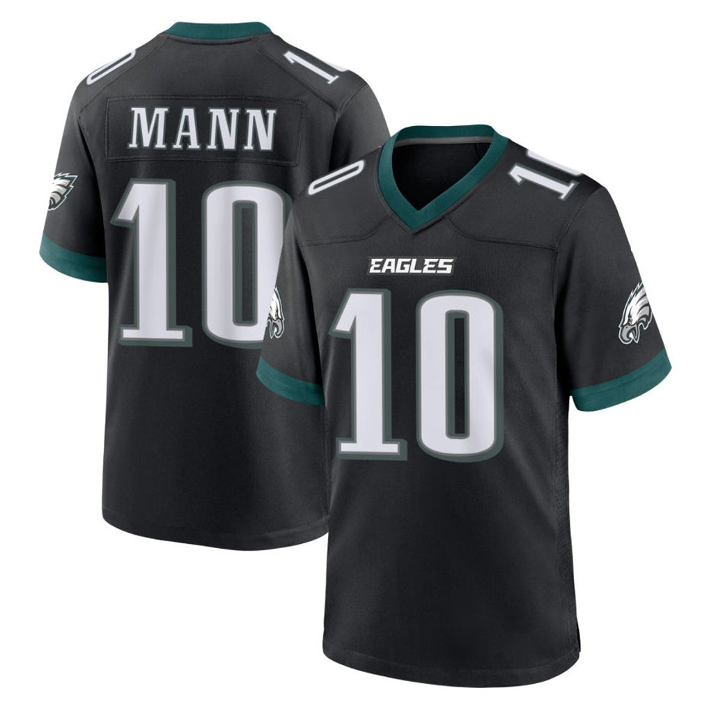 P.Eagles #10 Braden Mann Player Black Game Home Ldoa Stitched Jerseys