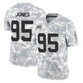 KC.Chiefs #95 Chris Jones Player Arctic Camo Salute To Service Limited Game Ldoa Stitched Jerseys