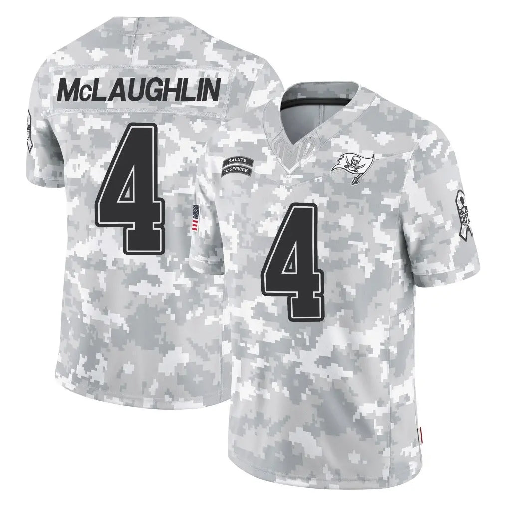 TB.Buccaneers #4 Chase McLaughlin Player Arctic Camo Limited Salute To Service Home Game Ldoa Stitched Jerseys