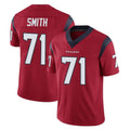 H.Texans #71 Braden Smith Player Red Limited Vapor Untouchable Home Game Ldoa Stitched Jerseys