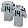 S.Seahawks #14 Sam Darnold Player Gray Home Game Ldoa Stitched Jerseys