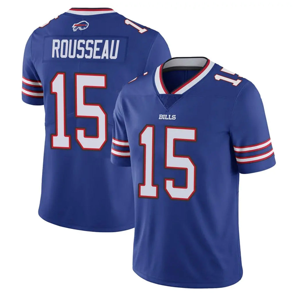 B.Bills #15 Greg Rousseau Player Royal Vapor Untouchable Limited Ldoa Stitched Jerseys