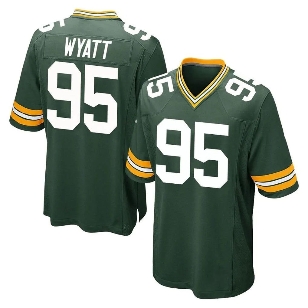GB.Packers #95 Devonte Wyatt Player Green Home Game Ldoa Stitched Jerseys