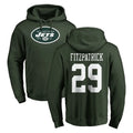 NY.Jets #29 Minkah Fitzpatrick Player Green LOGO Pullover Hoodies Limited Game Ldoa Stitched Jerseys