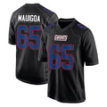 NY.Giants #65 Francis Mauigoa Player Carbon Fashion Limited Home Game Ldoa Stitched Jerseys