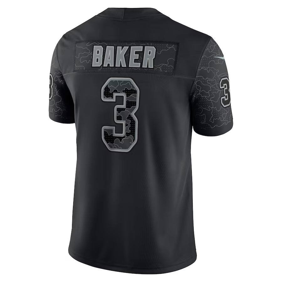 A.Cardinals #3 Budda Baker Player Black RFLCTV Limited Ldoa Stitched Jerseys