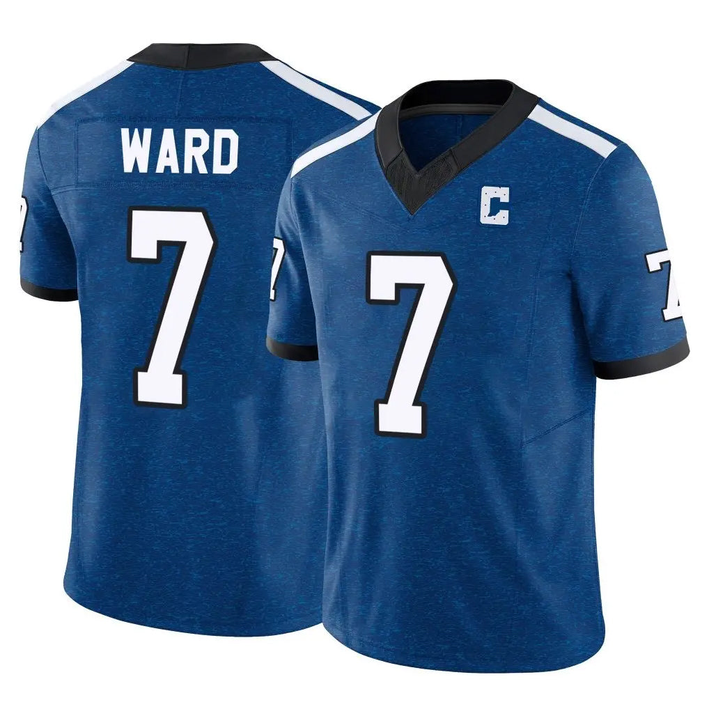 IN.Colts #7 Charvarius Ward Sr. Player Royal Limited Indiana Nights Alternate Vapor F.U.S.E. Home Game Ldoa Stitched Jerseys