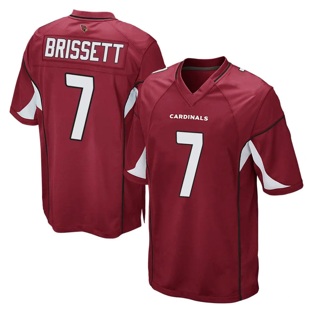 A.Cardinals #7 Jacoby Brissett Player Cardinal Home Game Stitched Jerseys