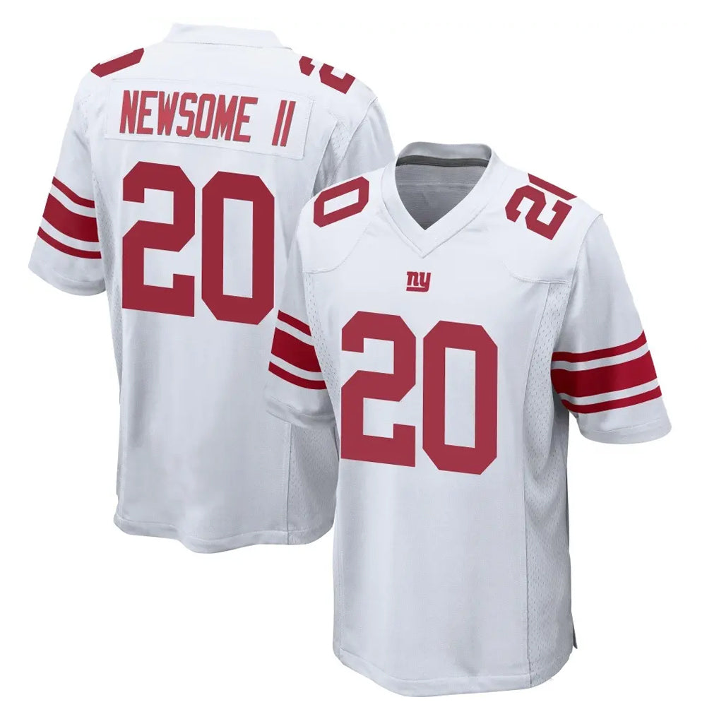 NY.Giants #20 Greg Newsome II Player White Home Game Ldoa Stitched Jerseys