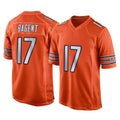 C.Bears #17 Tyson Bagent Player Orange Home Game Ldoa Stitched Jerseys