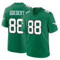 P.Eagles #88 Dallas Goedert Player Green Kelly Alternate Home Game Ldoa Stitched Jerseys
