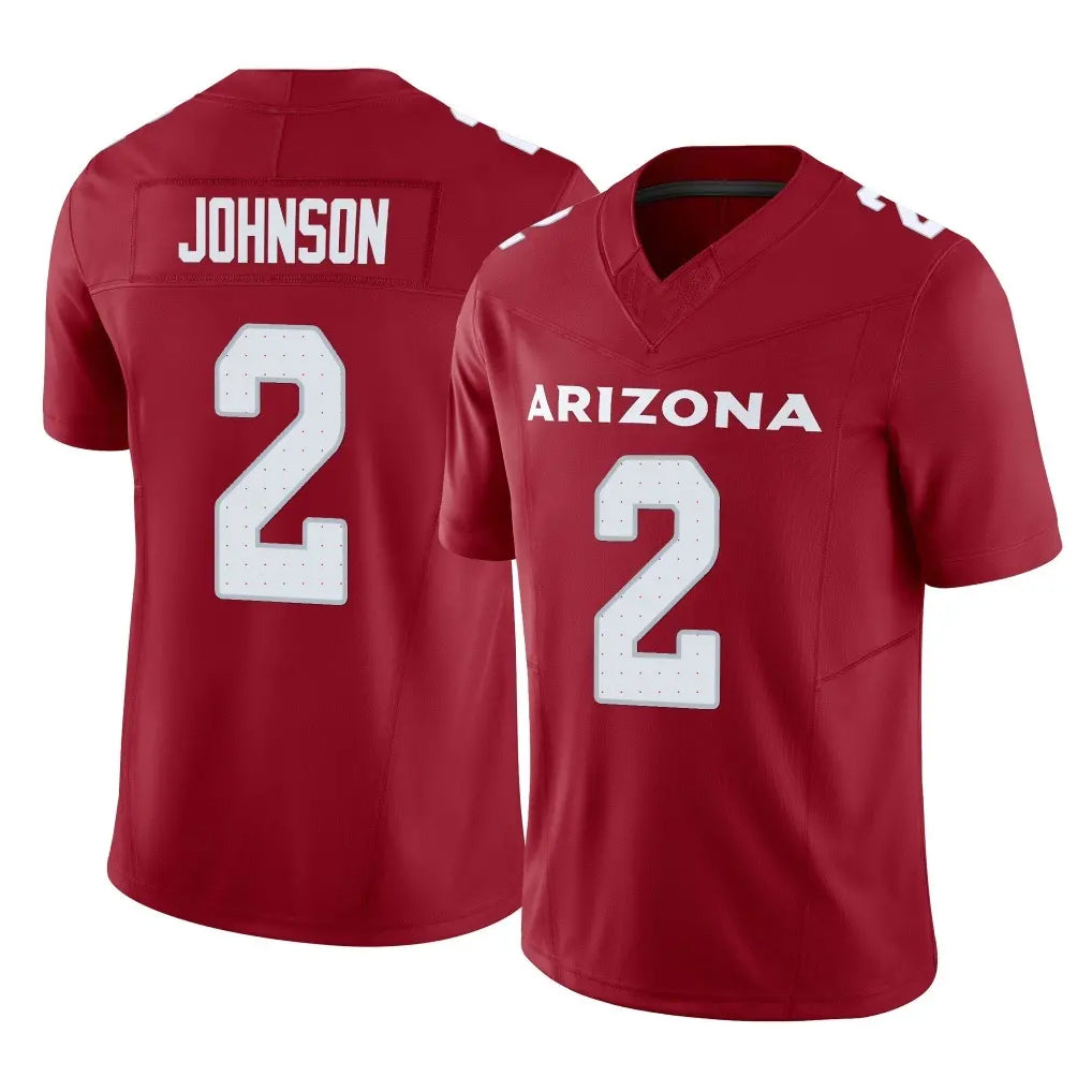 A.Cardinals #2 Will Johnson Player Cardinal Vapor F.U.S.E. Limited Home Game Ldoa Stitched Jerseys