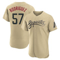 A.Diamondbacks #57 Eduardo Rodriguez Player Tan City Connect Limited Elite Home Game Ldoa Stitched Jerseys