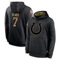 IN.Colts #7 Charvarius Ward Sr. Player Black Salute to Service Hoodies Limited Game Ldoa Stitched Jerseys