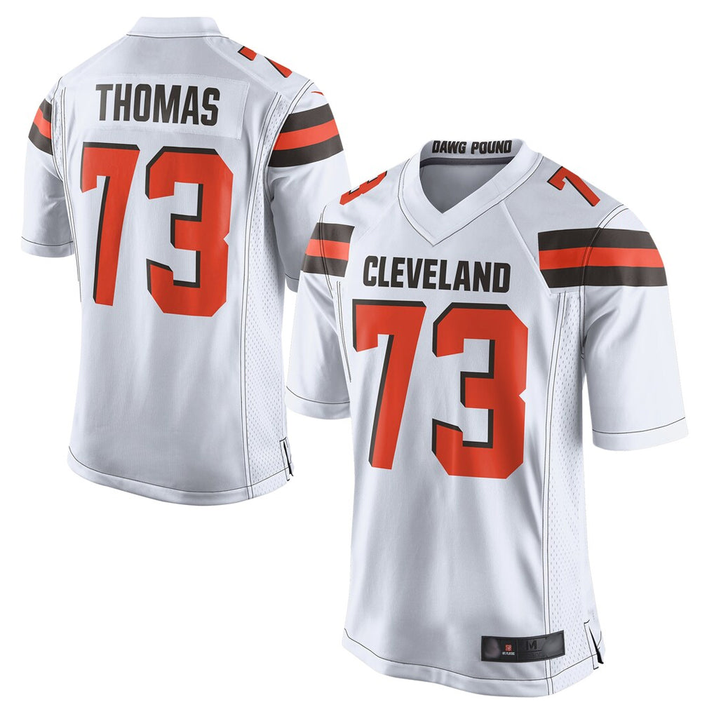 C.Browns #73 Joe Thomas Player White Limited Home Game Ldoa Stitched Jerseys