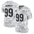 C.Bengals #99 Myles Murphy Player Arctic Camo Salute to Service Limited Ldoa Stitched Jerseys