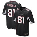 A.Cardinals #81 Travis Vokolek Player Black Game Ldoa Stitched Jerseys