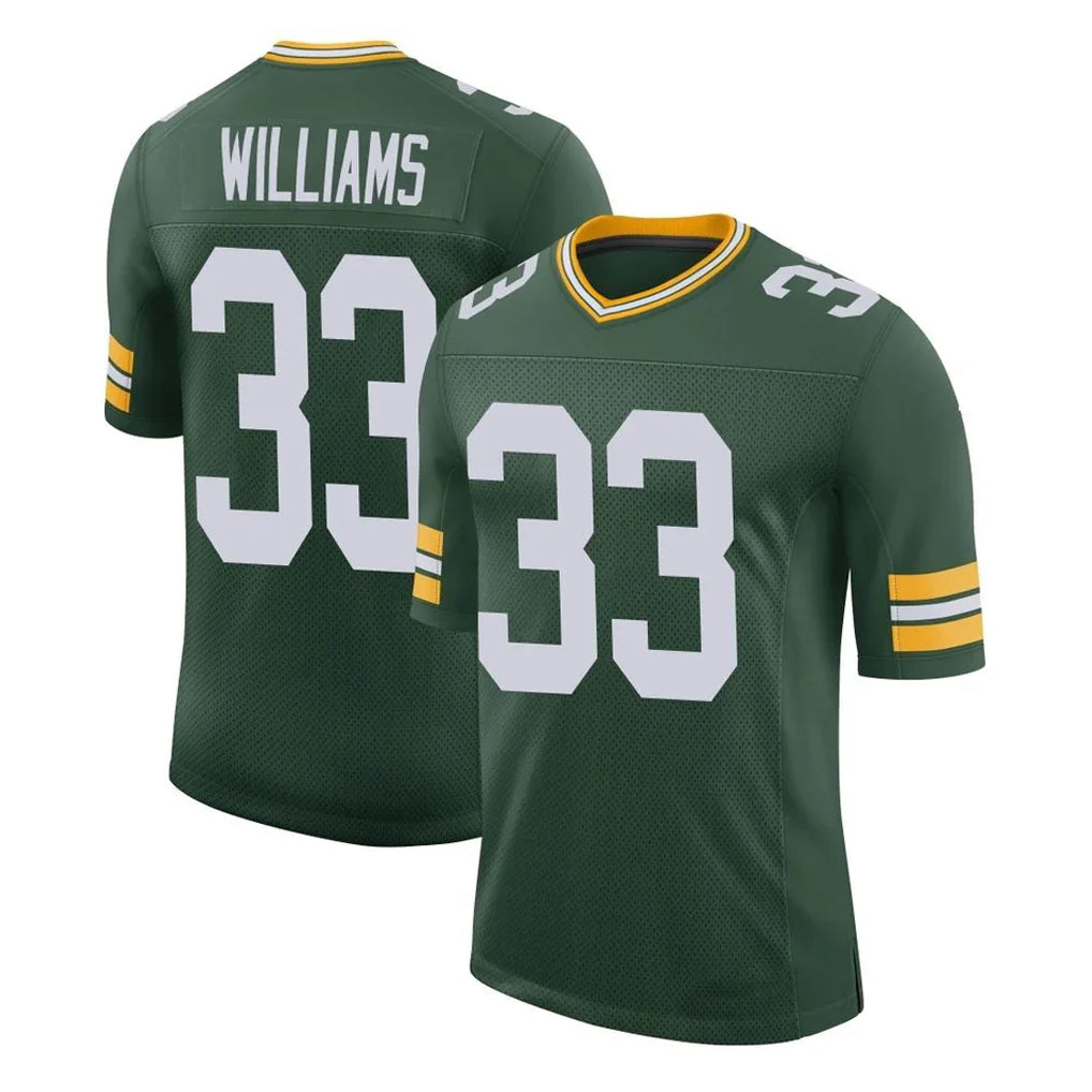 GB.Packers #33 Evan Williams Player Green Limited Classic Home Game Ldoa Stitched Jerseys