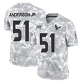 H.Texans #51 Will Anderson Jr. Player Arctic Camo Salute To Service Limited Game Ldoa Stitched Jerseys