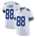 D.Cowboys #88 CeeDee Lamb Player White Vapor Untouchable Limited Home Game Ldoa Stitched Jerseys