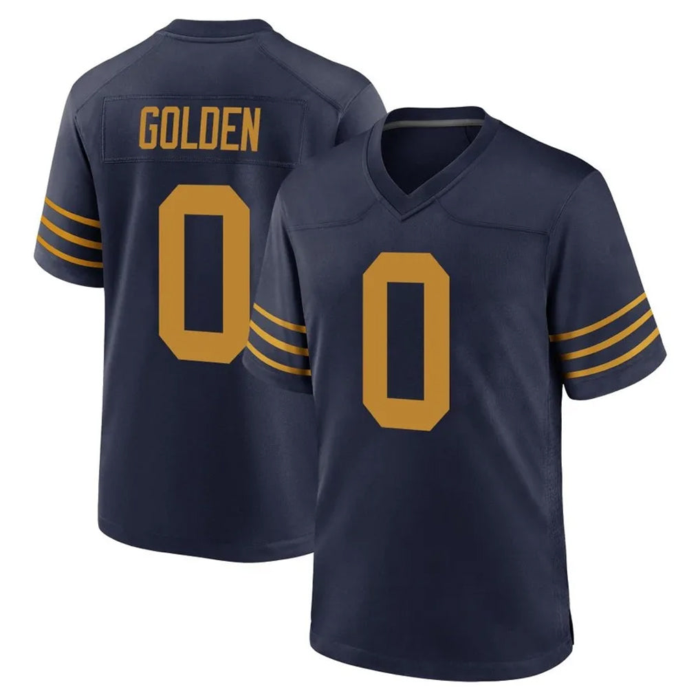 GB.Packers #0 Matthew Golden Player Navy The 1923 Classic Home Game Ldoa Stitched Jerseys