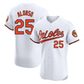B.Orioles #25 Pete Alonso Player White Limited Elite Home Game Ldoa Stitched Jerseys