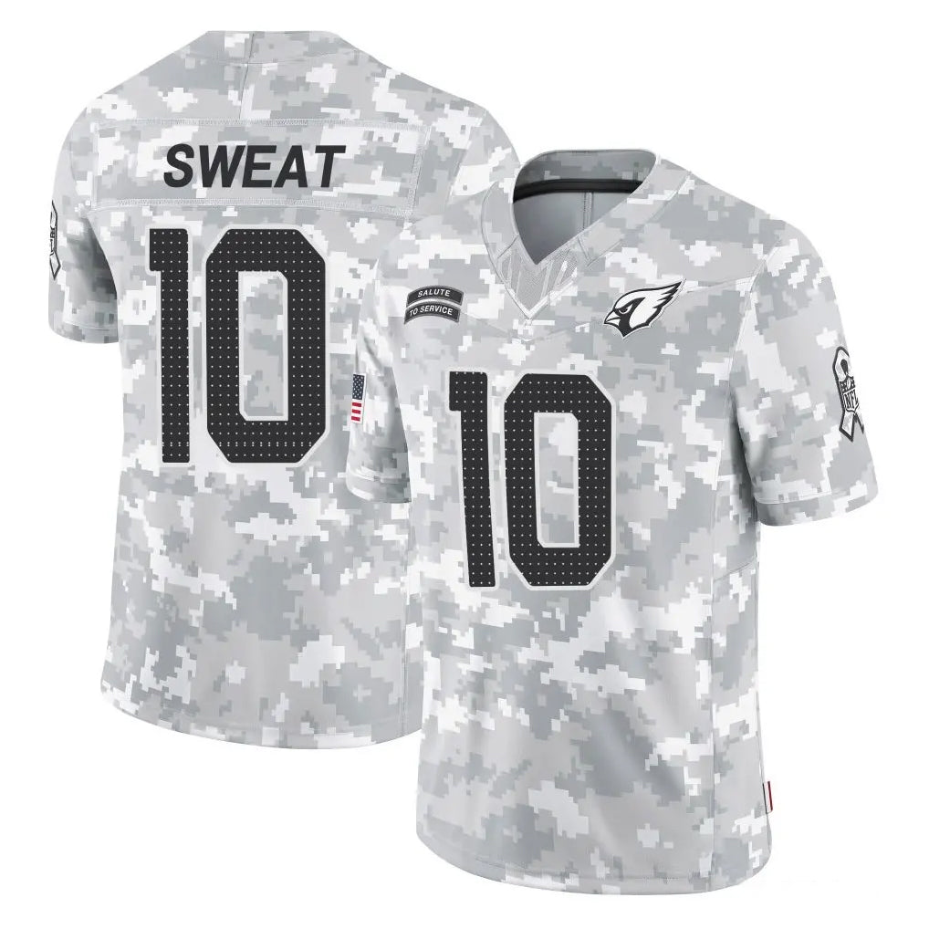 A.Cardinals #10 Josh Sweat Player Arctic Camo Limited Salute To Service Home Game Ldoa Stitched Jerseys