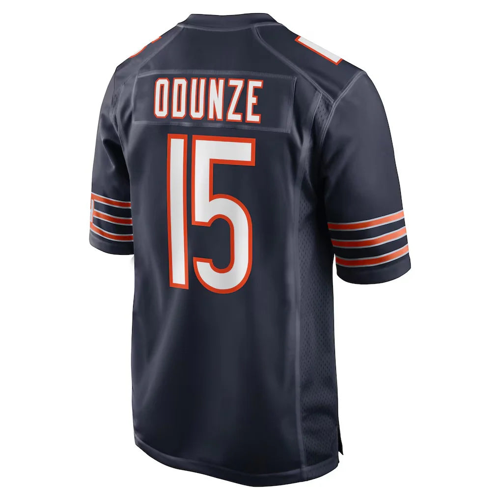 C.Bears #15 Rome Odunze Player Navy Home Game Ldoa Stitched Jerseys