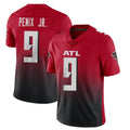 A.Falcons #9 Michael Penix Jr. Player Red Vapor Untouchable Limited Home Game Ldoa Stitched Jerseys