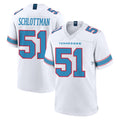 T.Titans #51 Austin Schlottmann Player White 2026 Game Home Ldoa Stitched Jerseys