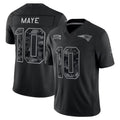 NE.Patriots #10 Drake Maye Player Black Limited 2026 Salute to Service Home Game Ldoa Stitched Jerseys