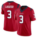 H.Texans #3 Kamari Lassiter Player Red Limited Vapor F.U.S.E. Home Game Ldoa Stitched Jerseys