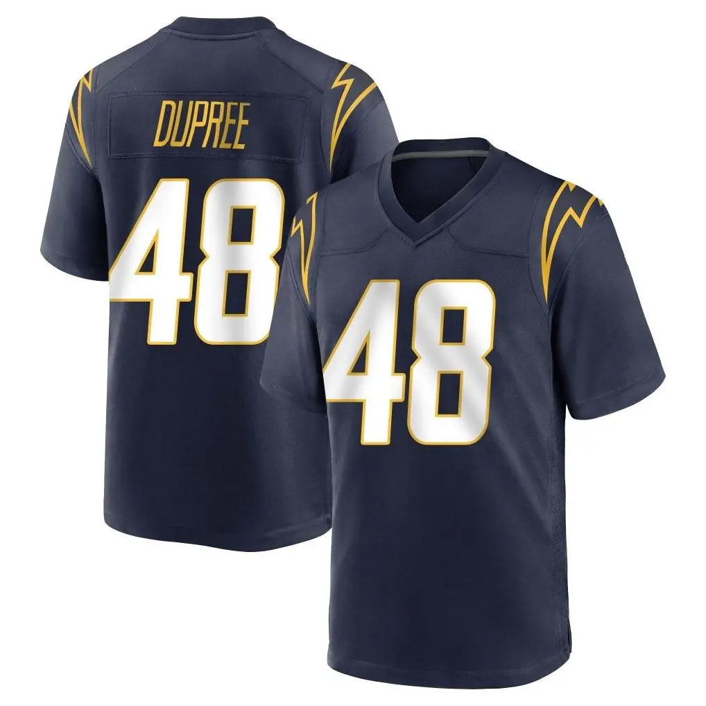 LA.Chargers #48 Bud Dupree Player Navy Home Game Ldoa Stitched Jerseys