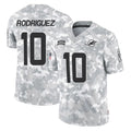 M.Dolphins #10 Jacob Rodriguez Player Arctic Camo Salute To Service Limited Game Ldoa Stitched Jerseys