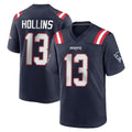 NE.Patriots #13 Mack Hollins Player Navy Home Game Ldoa Stitched Jerseys
