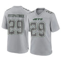 NY.Jets #29 Minkah Fitzpatrick Player Gray Limited Atmosphere Fashion Home Game Ldoa Stitched Jerseys