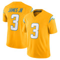 LA.Chargers #3 Derwin James Jr. Player Gold Limited Vapor F.U.S.E. Home Game Ldoa Stitched Jerseys