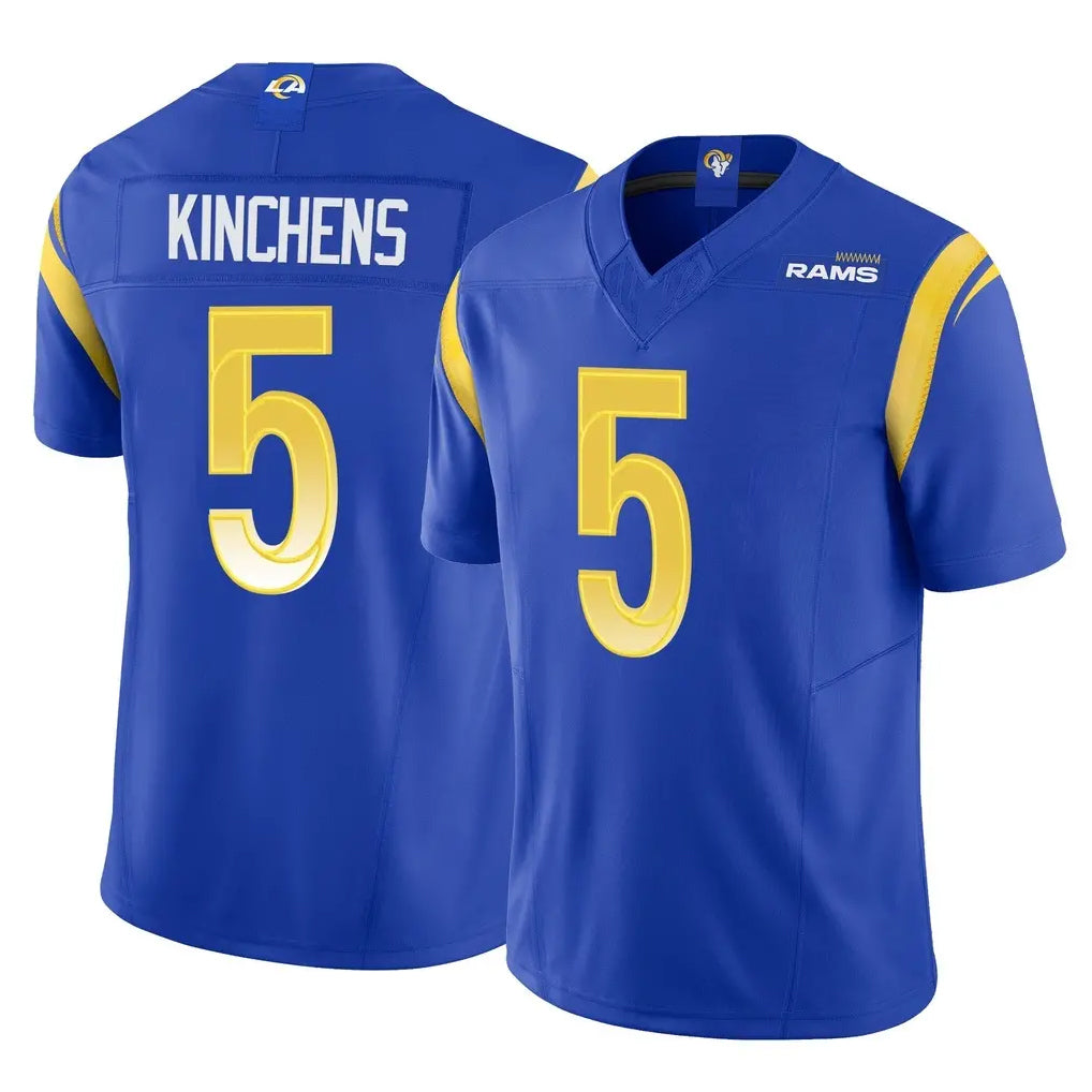 LA.Rams #5 Kamren Kinchens Player Royal Limited Vapor F.U.S.E. Home Game Ldoa Stitched Jerseys