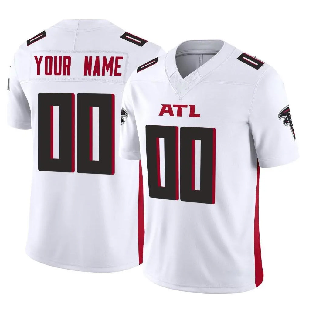 Custom A.Falcons White Vapor F.U.S.E. Limited Elite Home Game Any Name & Numbers Ldoa Stitched Jerseys