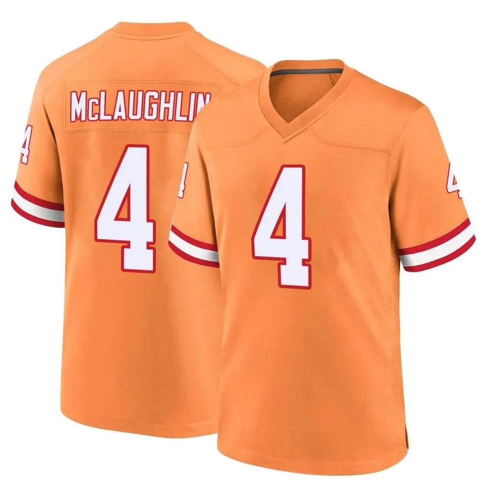 TB.Buccaneers #4 Chase McLaughlin Player Orange Throwback Home Game Ldoa Stitched Jerseys