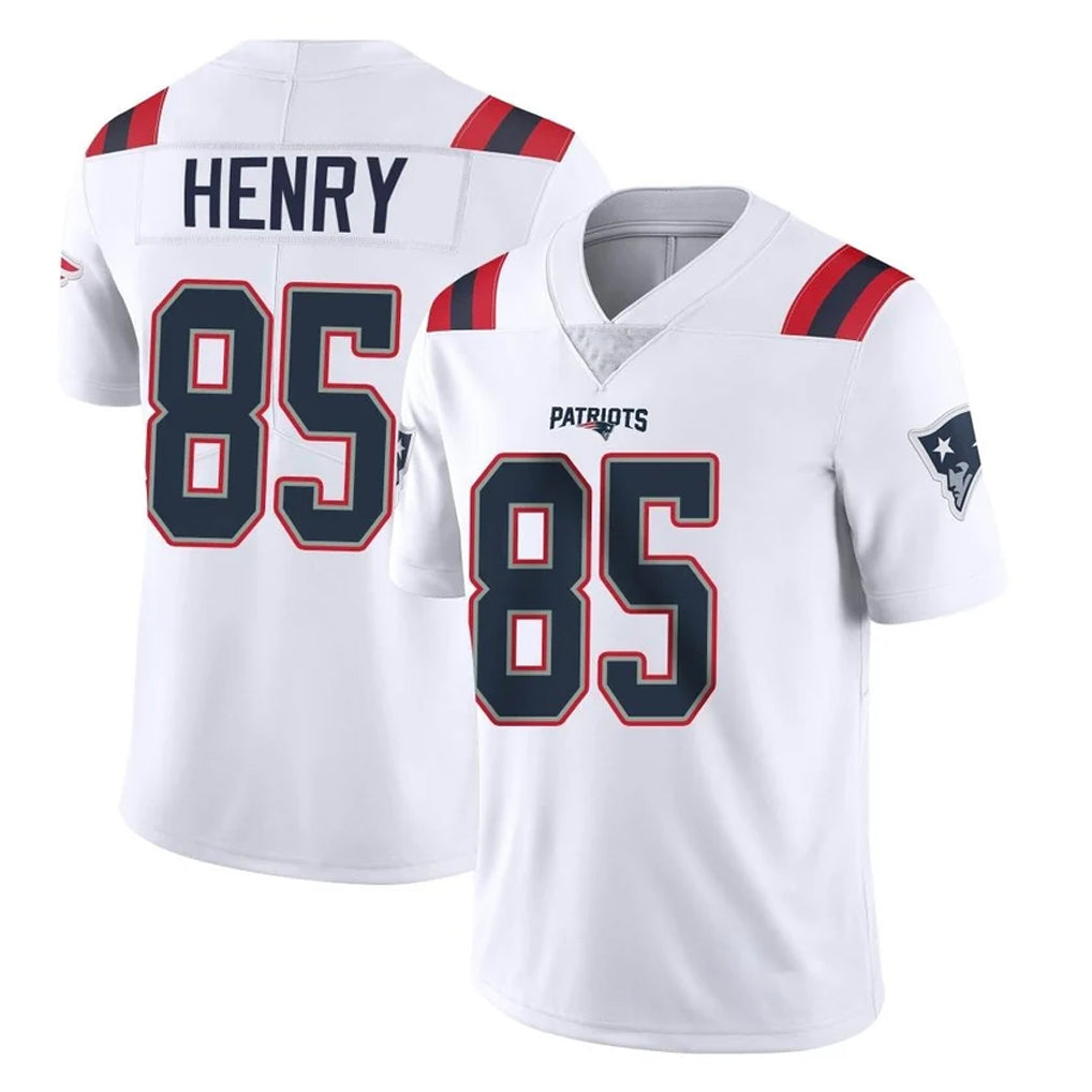 NE.Patriots #85 Hunter Henry Player White Vapor Untouchable Home Game Ldoa Stitched Jerseys