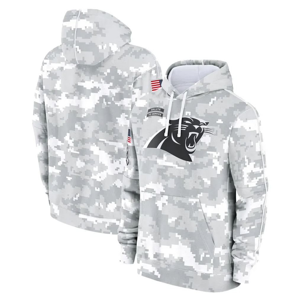 C.Panthers ## Panthers Blank Player Arctic Camo Salute to Service Pullover Hoodies Limited Game Ldoa Stitched Jerseys