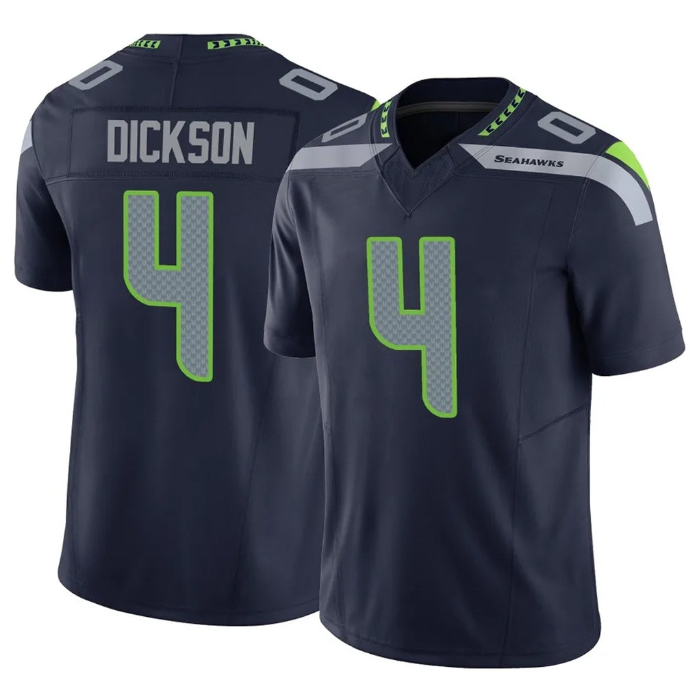 S.Seahawks #4 Michael Dickson Player Navy Limited Vapor F.U.S.E. Home Game Ldoa Stitched Jerseys