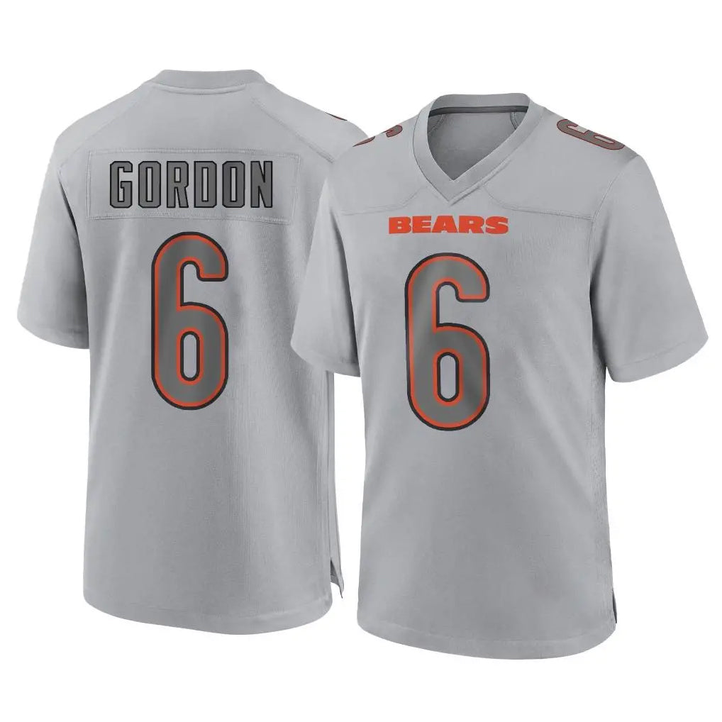C.Bears #6 Kyler Gordon Player Gray Atmosphere Fashion Game Ldoa Stitched Jerseys