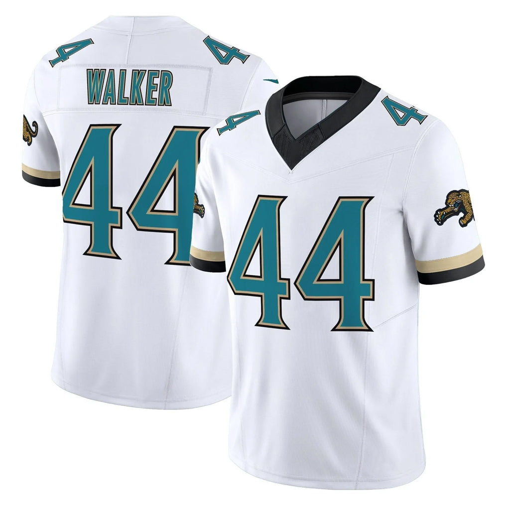 J.Jaguars #44 Travon Walker Player White Prowler Throwback Vapor F.U.S.E. Limited Home Game Ldoa Stitched Jerseys