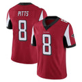 A.Falcons #8 Kyle Pitts Sr. Player Red Color Vapor Untouchable Limited Home Game Ldoa Stitched Jerseys