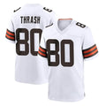 C.Browns #80 Jamari Thrash Player White Home Game Ldoa Stitched Jerseys