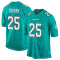 M.Dolphins #25 Tyrel Dodson Player Aqua Team Color Home Game Ldoa Stitched Jerseys