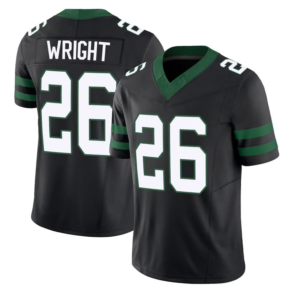 NY.Jets #26 Nahshon Wright Player Black Limited Legacy Vapor F.U.S.E. Home Game Ldoa Stitched Jerseys